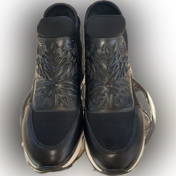 ASH - Lazer - black leather trainers - ankle bootie/wedge/sneaker - Picture 7 of 11